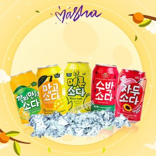 Nước soda sfc hàn quốc lon 350ml 5 vị