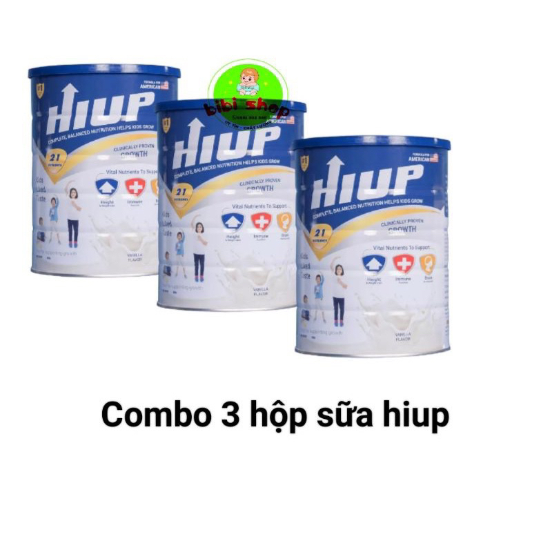 Combo 3 hộp sữa Hi.up sữa tăng chiều cao