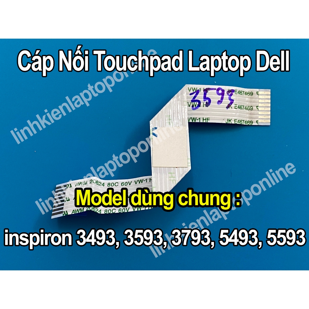 Cáp Touchpad Laptop Dell Inspiron 3493 3593 5593 ( Cáp Bàn Di Chuột ) 8 chân