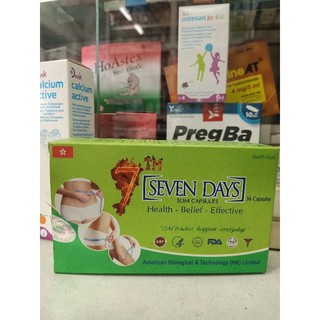 Giảm cân nhanh Seven Days hộp 36viên