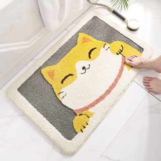 Thảm Lau Chân Lông Cừu 40x60cm Mẫu Ngẫu Nhiên - Thảm Chùi Chân Trải Sàn