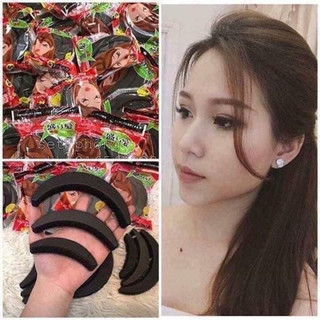 Kẹp phồng mái 3 lá - mùa hè buộc tóc kẹp mái phồng cực xinh