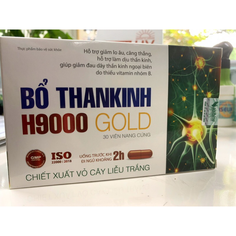 Bổ Thần Kinh H9000 Gold - Hổ Trợ Giảm Đau Dây Thần Kinh Tọa, Cải Thiện Tê Bì Tay Chân-MIPMC