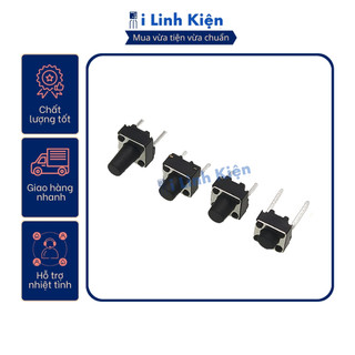 Nút nhấn 2 chân 6x6mm 2p dip túi 10 con.