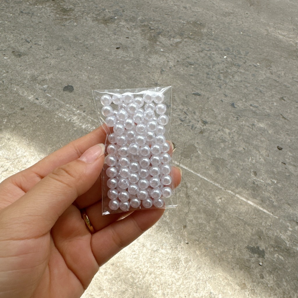 Túi Ngọc Trai Nhân Tạo Có Lỗ Loại Bóng Đẹp