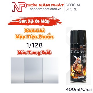 Sơn xịt samurai màu tiêu chuẩn 1/128 màu trong suốt