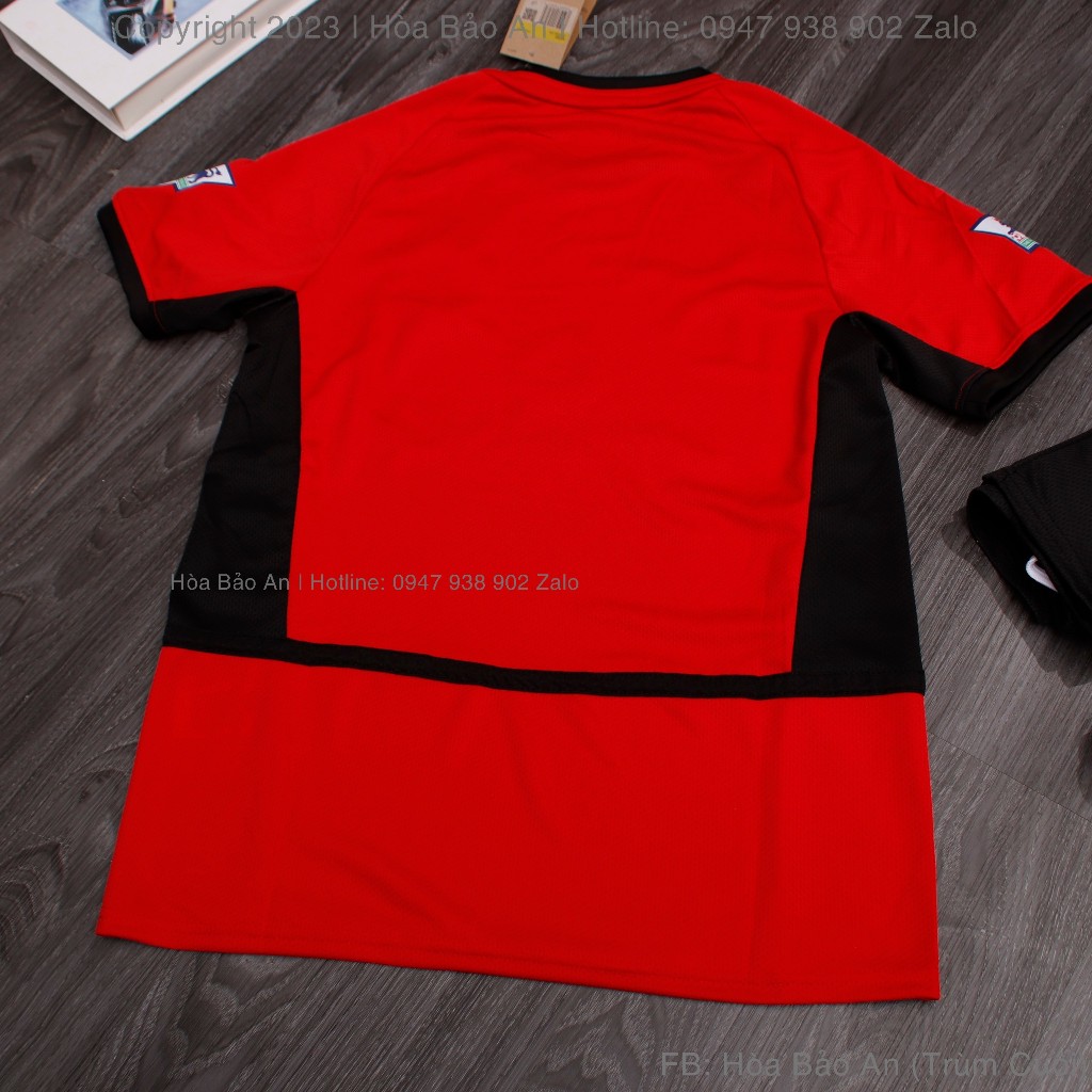 Bộ Quần Áo Bóng Đá CLB Manchester United 2008/2003/2004 - Áo MU AIG 2008 - Vodafone 2003/2004