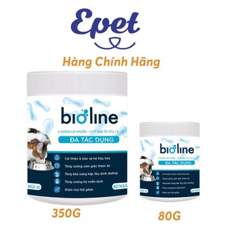  Men vi sinh Bioline cho chó mèo 4 trong 1 siêu tiết kiệm 