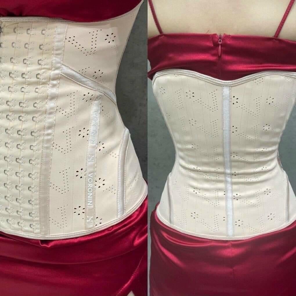 Đai latex biến nhiệt Voronin 17 xương,đai nịt bụng giảm mỡ sau sinh
