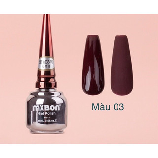 Sơn gel tone đỏ Mxbon, HN GEL- chọn lẻ mầu [Nail mi Hanna]