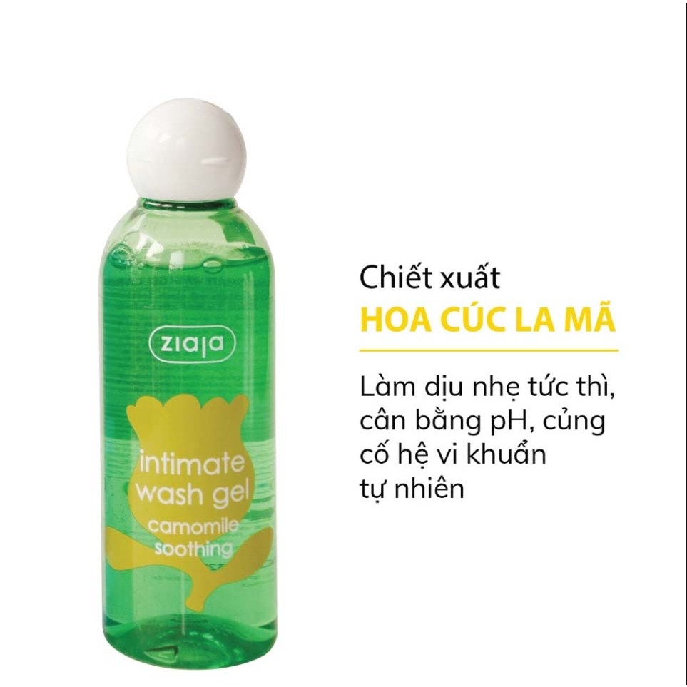 Ảnh 4 của Dung Dịch Vệ Sinh Phụ Nữ ZIAJA Intimate Xuất Xứ Ba Lan Giúp Dưỡng Ẩm, Cân Bằng PH, Khử Mùi 200ml
