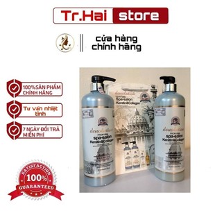 Cặp dầu gội xả devolution 1000ml siêu mượt lưu hương dài lâu