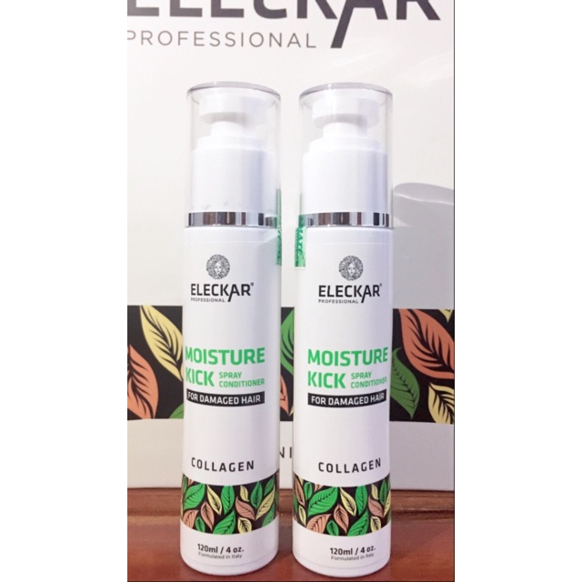 Dưỡng tóc phục hồi tóc yếu Eleckar Moisture Kick Collagen 120ml