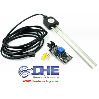 Cảm biến độ ẩm đất đầu dò chống ăn mòn, dây dài 1.3m