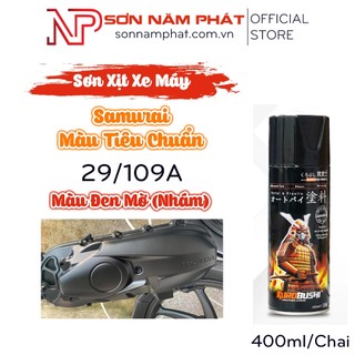 Sơn xịt samurai màu tiêu chuẩn 29/109a màu đen mờ