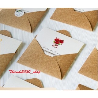 TD43A_Thiệp cảm ơn (kèm bao thư)   , chúc mừng các sự kiện 20/10, 8/3.....(SIZE: 11.5 * 8.5CM)