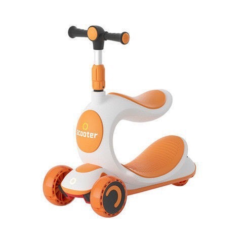 Xe scooter cho bé KIÊM XE CHÒI CHÂN, Xe trượt scoote BLUTOOTH, XE CHÒI CHÂN cho bé 3 bánh to phát sáng