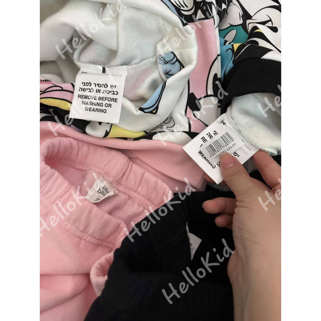 Bộ nỉ DT nhiều hình mickey 0312 cho bé