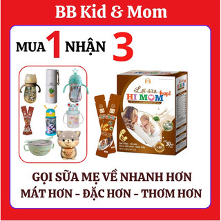 Lợi sữa hi mom hapi chính hãng hộp 30 gói kèm quà tặng