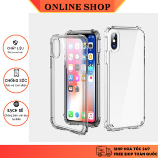 Ốp Lưng iPhone Chống Sốc - Silicon Dẻo Trong Suốt Cho iP 6/6Plus/6s/6sPlus/7/8/7Plus/8Plus/X/Xr/Xs/Xsm/11Pro/12 Pro Max