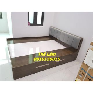 Giường có hộc kéo nhựa vinco 1m6