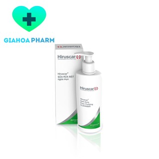 Sữa rửa mặt ngăn ngừa mụn Hiruscar làm sạch da, kiểm soát dầu, nhờn, thu nhỏ lỗ chân lông, dưỡng ẩm, giảm mụn trứng cá