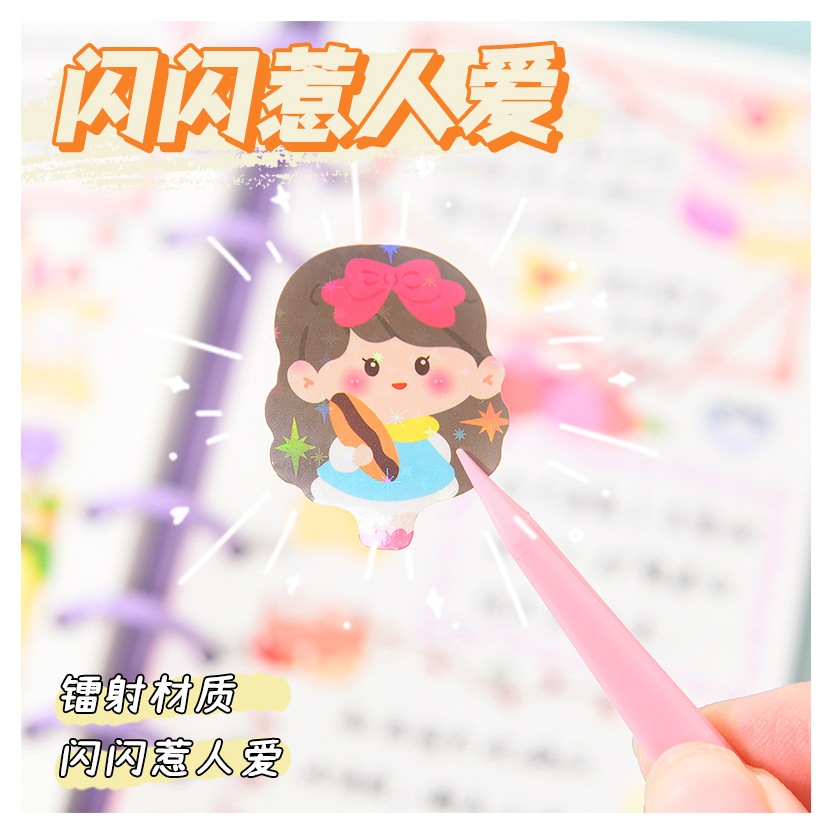 Set 1 tấm hình dán sticker hoạt hình cute đáng yêu hoạt chống nước dán laptop, điện thoại, đàn guitar, mũ bảo hiểm, vali