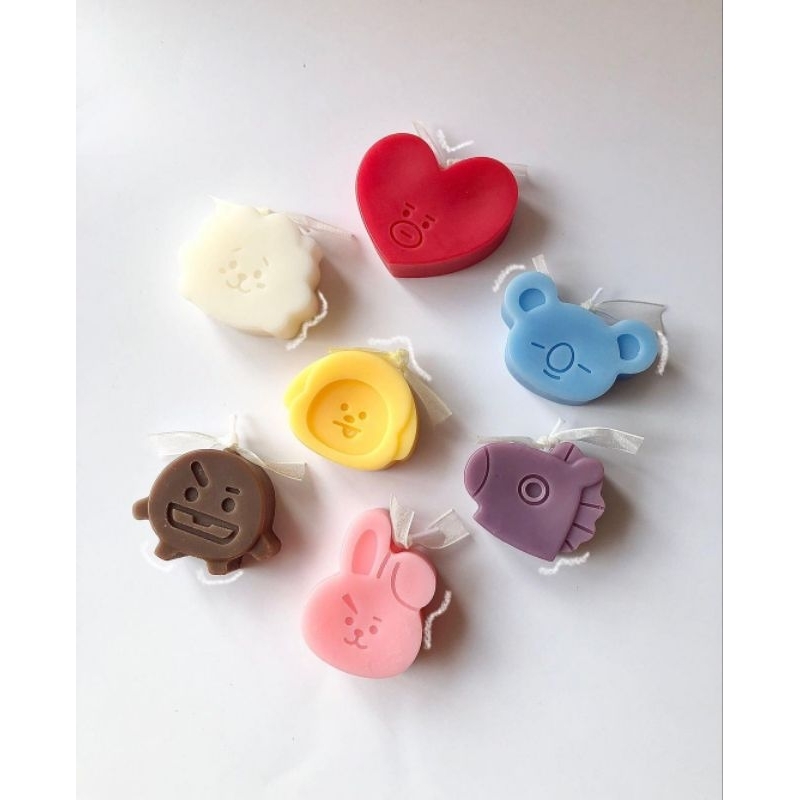Hộp quà nến thơm candles BT21, BTS Noel
