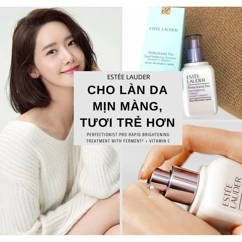 Tinh chất sáng da Estee Lauder Perfectionist Pro Rapid Brightening Treatment with Ferment² + Vitamin C