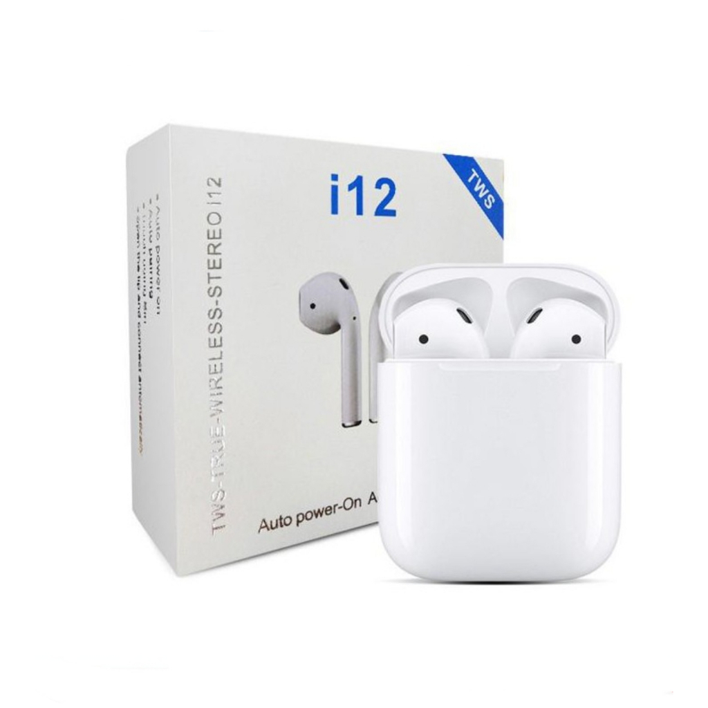 Tai nghe bluetooth i12 không dây giá tốt nhất, bảo hành 6 tháng