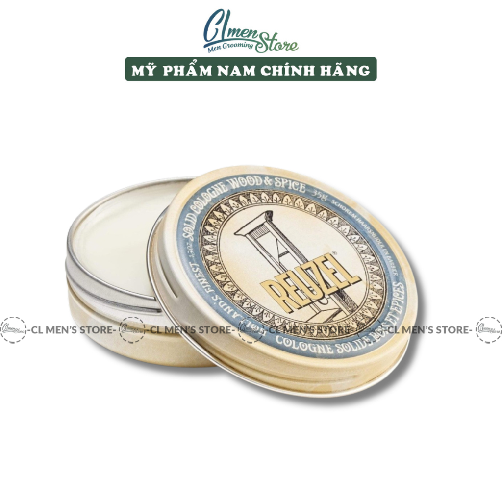 Nước Hoa Khô Reuzel Wood & Spice Solid Cologne Balm - 35g
