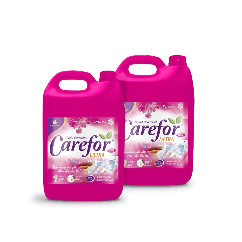 Nước giặt Caảefor-Hương hoa hồng chính hãng-5L