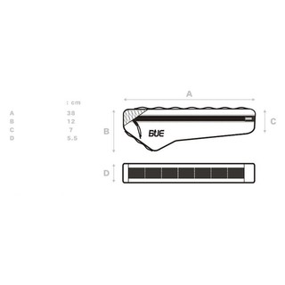 Túi treo sườn xe đạp DeepSpace BUE B287