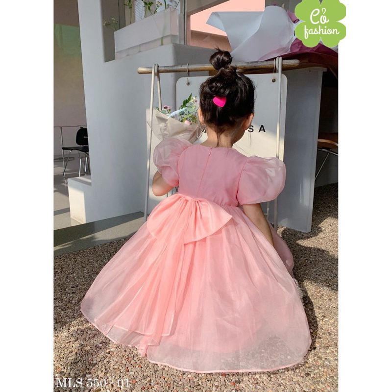 Váy tơ bé gái siêu xinh siêu bồng bềnh melisa Cỏ fashion