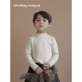 COMBO 3 ÁO CỔ 3P THÊU GẤU DÀI TAY CHO BÉ