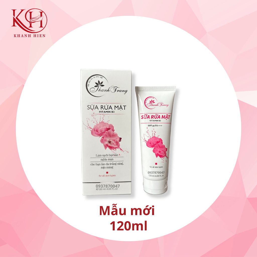 Sữa Rửa Mặt Dưỡng Da Vitamin B3 Thanh Trang
