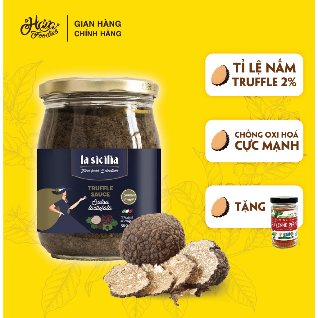 TẶNG THYME - Sốt Nấm Cục La Sicilia - Truffle Sauce