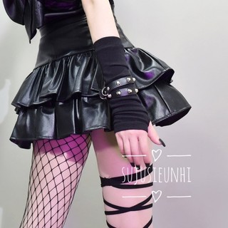 ( 8 MÀU) Găng tay cosplay - Găng tay hở ngón thời trang unisex 2 trong 1