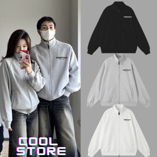 Áo khoác nỉ khóa kéo ESSENTIALS mẫu mới 2024 siêu xịn xò , tag mác đầy đủ , hàng chuẩn quảng châu COOL STORE QTK04