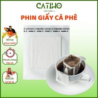 Phin cà phê bằng giấy nhật bản tiện lợi cà phê giấy lọc mang đi du lịch văn phòng phin giấy nhỏ gọn linh động catiho