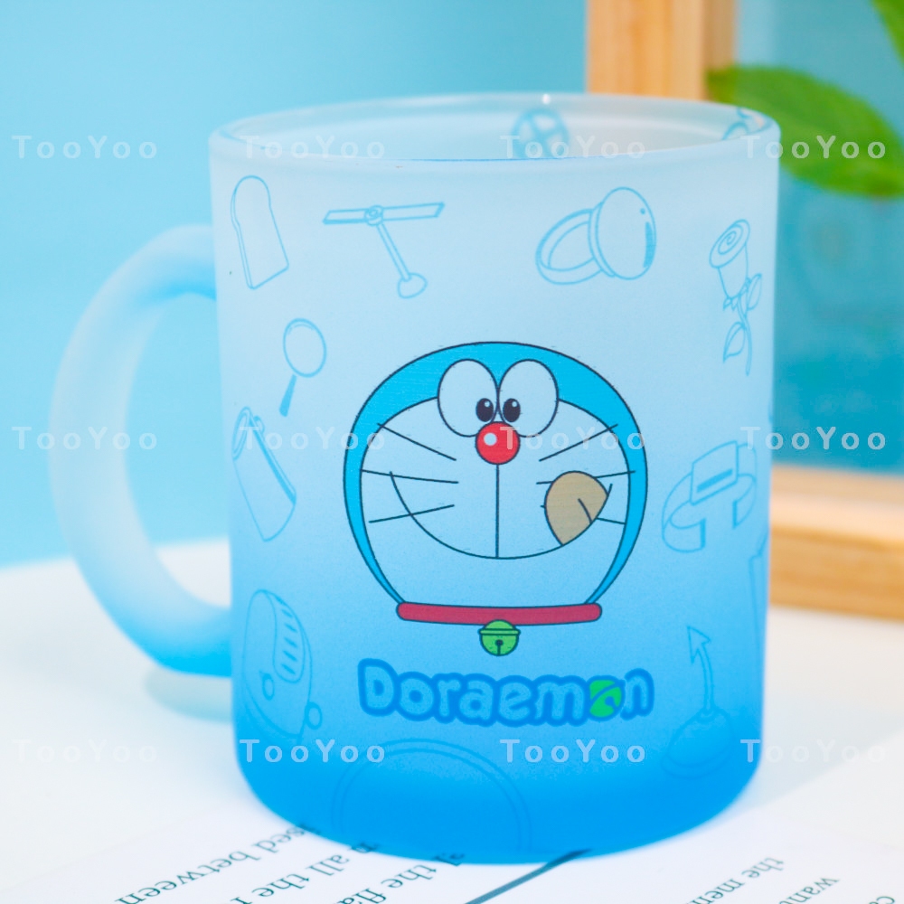 Ly thủy tinh Doraemon dễ thương cute TooYoo BK00604