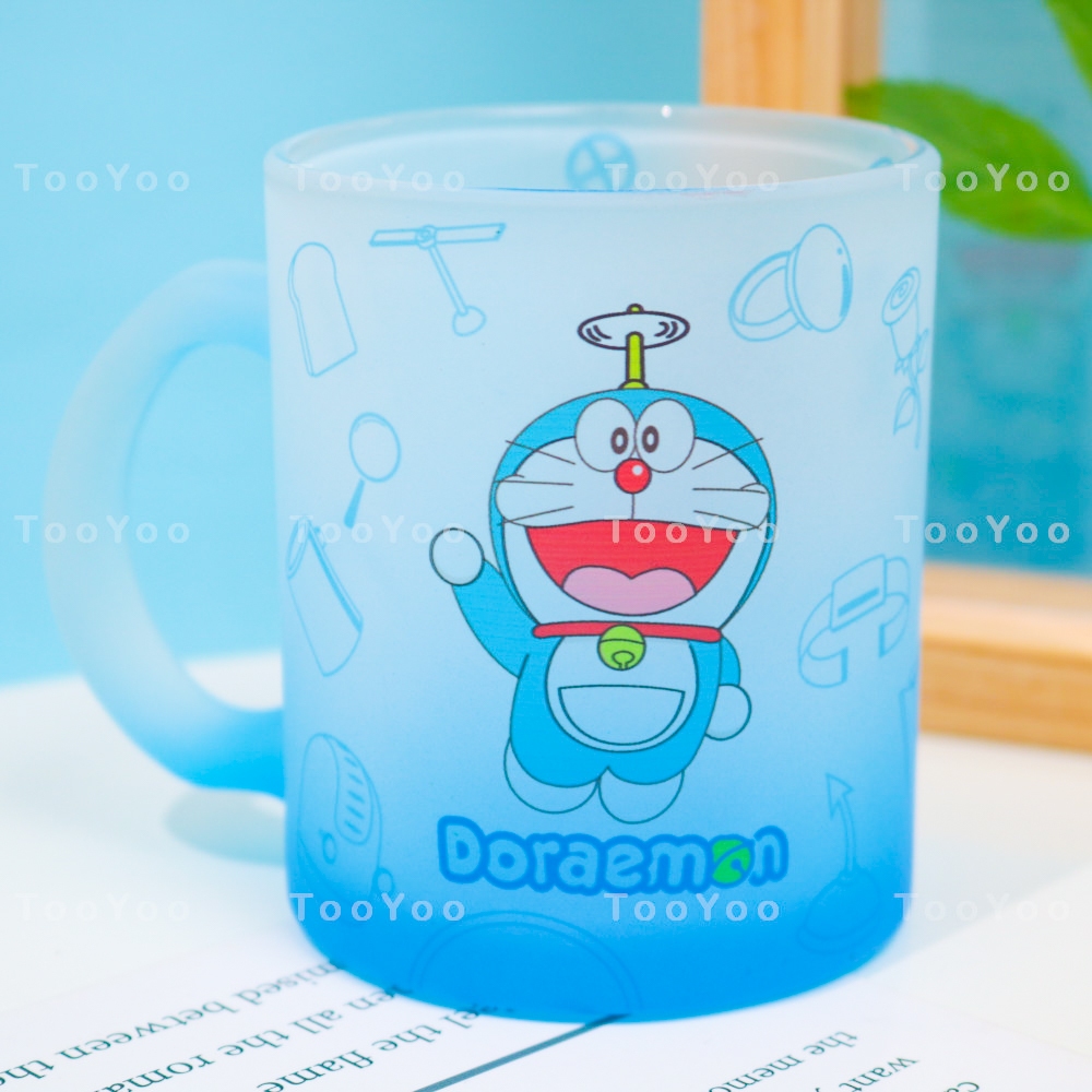 Ly thủy tinh Doraemon dễ thương cute TooYoo BK00604
