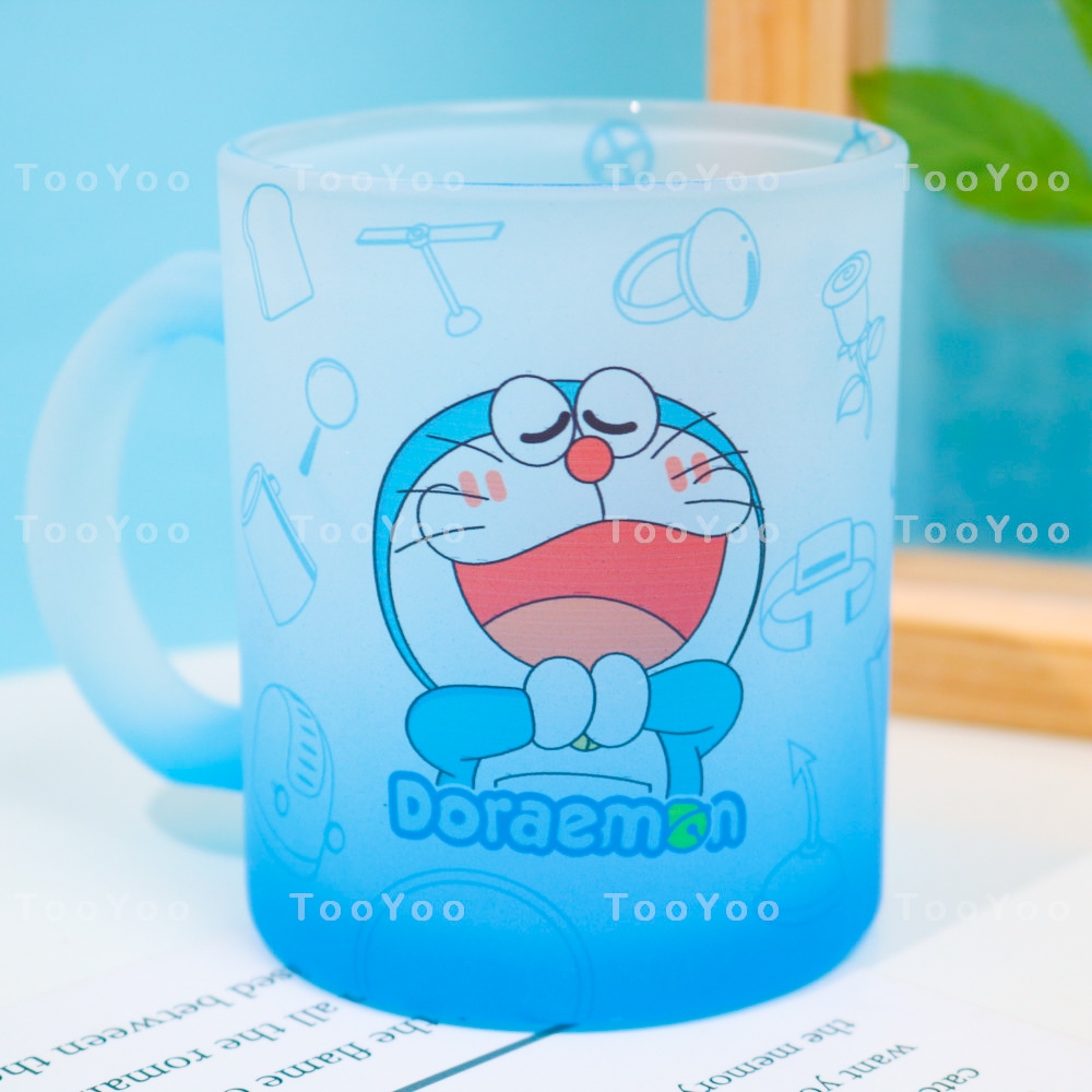 Ly thủy tinh Doraemon dễ thương cute TooYoo BK00604
