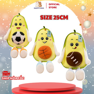 Thú nhồi bông hình quả bơ đáng yêu Size 25cm, gấu bông cho bé cao cấp - Happy Hug