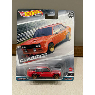 Xe mô hình đồ chơi bánh cao su hotwheels 1:64 premium - modern classics - fiat 131 abarth