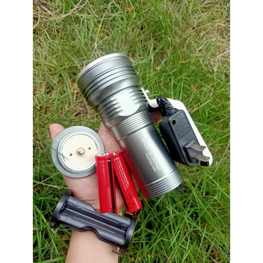 Đèn Pin Sạc Siêu Sáng Độ Sáng MAX 800LM, Pin 4.2V MADE IN JAPAN, POLICE Cảnh Sát HIEN 352 - 660 ALOG