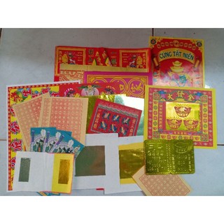 Bộ giấy cúng tất niên