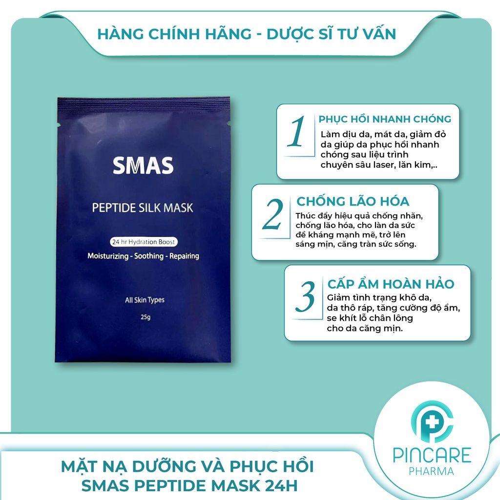 Mặt Nạ Dưỡng Và Phục Hồi SMAS PEPTIDE MASK 24H