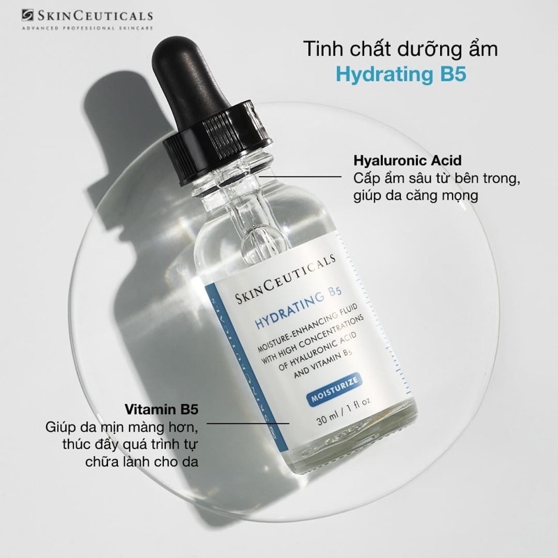 Serum Hydrating B5 Skinceuticals cấp ẩm phục hồi tái tạo da 30ml