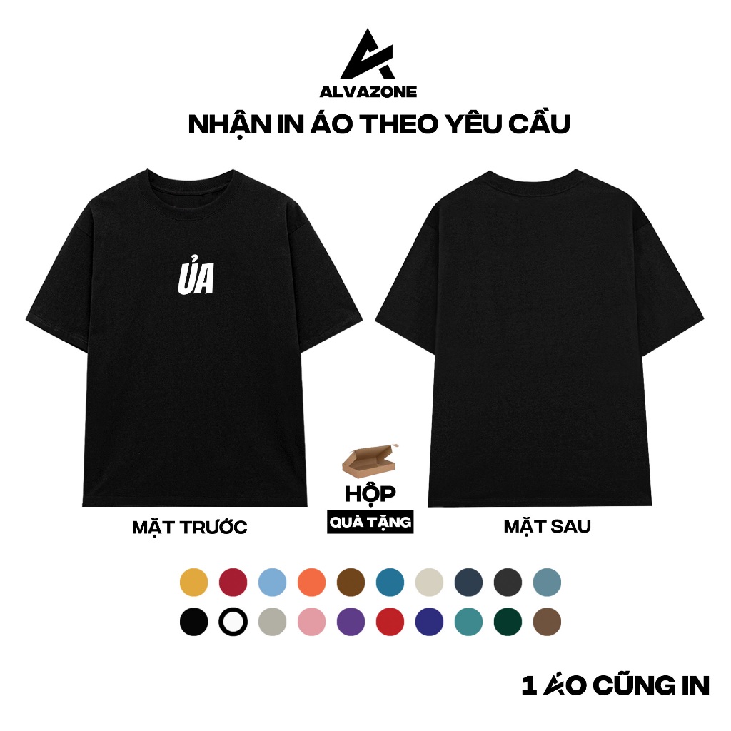 Áo Thun Oversize Tay Lỡ Alva Mẫu Ủa Cotton 100% ALVAZONE
